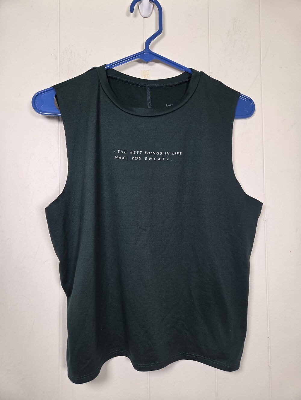 Good Hyouman Hunter Green Muscle Tee Small Best Things In Like Make You Sweaty